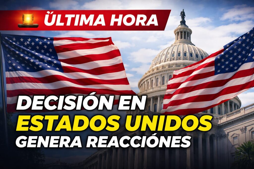 Última hora: Nueva medida en Estados Unidos impacta a miles de personas desicion en estados unidos